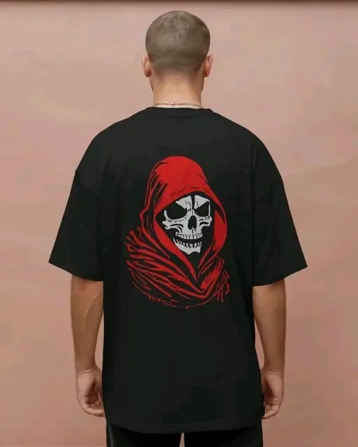 stylish black printed  tshirt