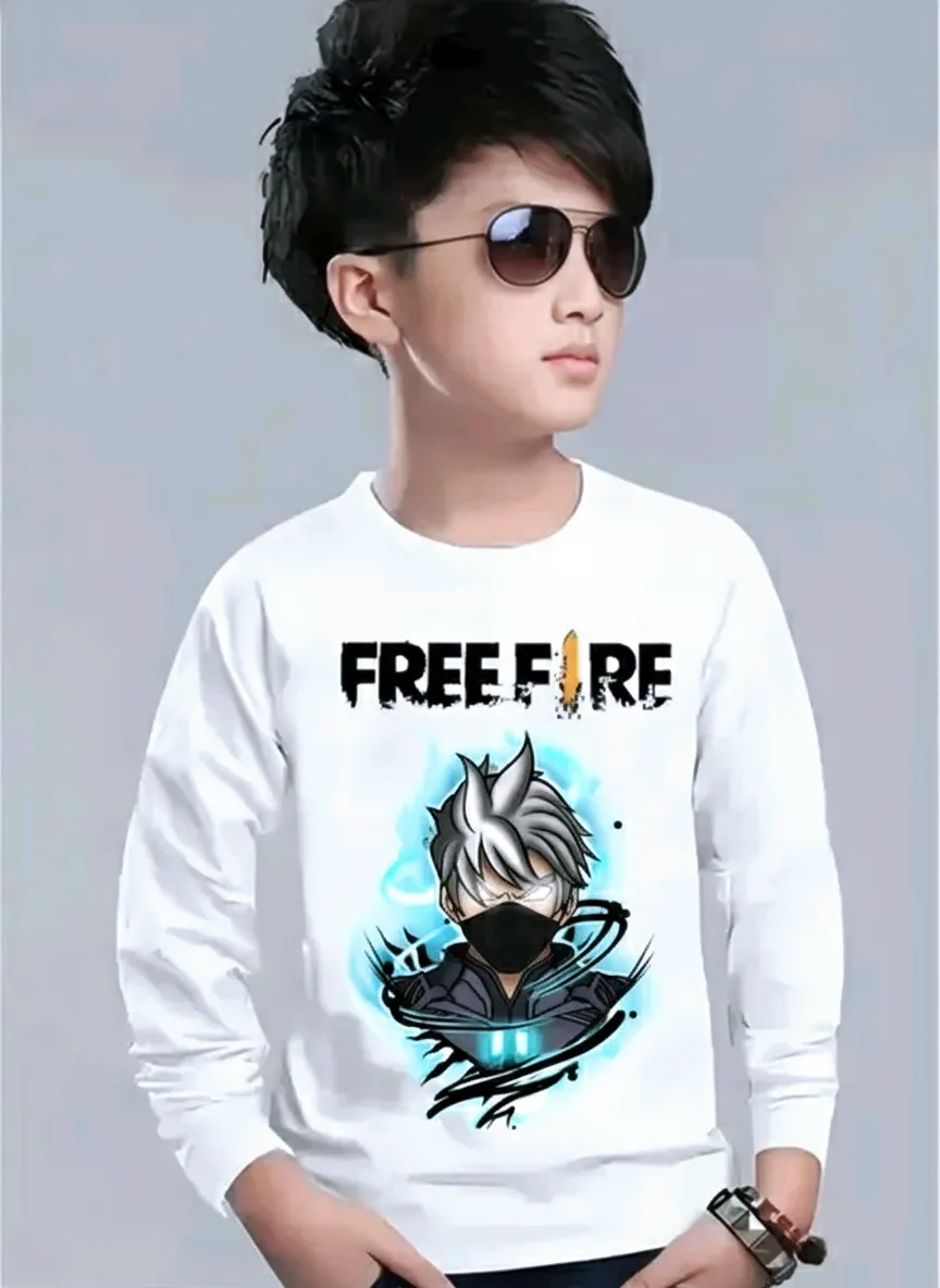 Trendy Sky Guy Full Sleeve T-Shirt for Kids