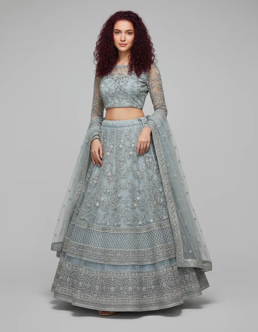 Myra Voguish Women Embroidered Lehenga Set
